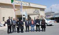 بازدیدمشترک معاون غذا دارو و نماینده وزارت بهداشت از بیمارستان امام جعفر صادق ( ع ) 